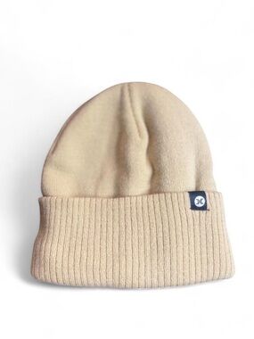 RBX Beige Ribbed Cuffed Beanie